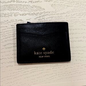 Kate Spade Elegant Black Card Holder
